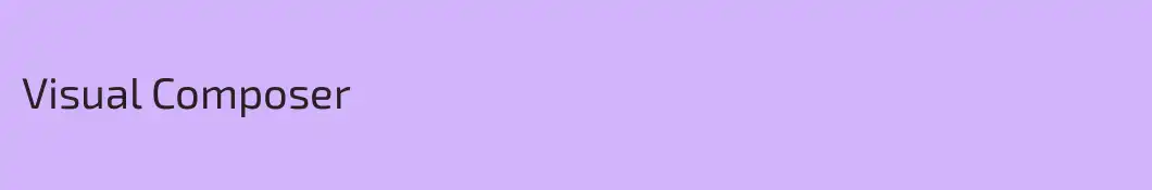 Visual Composer